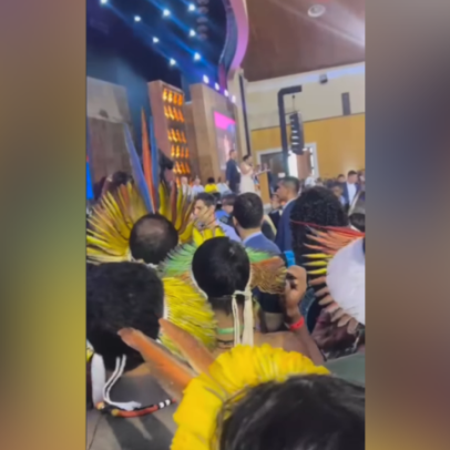 Confronto entre indígenas e seguranças em evento com Lula no ES