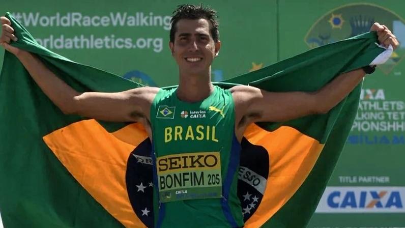 World Athletics Race Walking Team Championships. Meia Maratona foi vencida pelo Italiano Fortunato- Caio Bonfim ficou com a medalha de Bronze. Chegando muito cansado passando mal pelo esforço. Depois foi no publico.