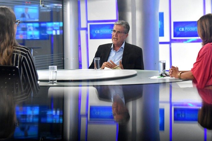 CB.Poder recebe Fernando Leite, presidente da Novacap - (crédito: Ed Alves/CB/D.A Press)