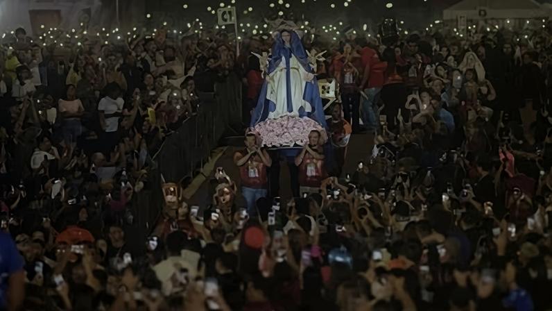 A celebração é uma das maiores festas católicas dedicadas ao Espírito Santo no DF - (crédito: Ed A Ed Alves CB/DA Press. lves CB/DA Press. )