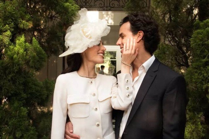 Ex-marido de Marina Ruy Barbosa oficializa casamento com influenciadora em cerimônia reservada - (crédito: Observatorio dos Famosos)