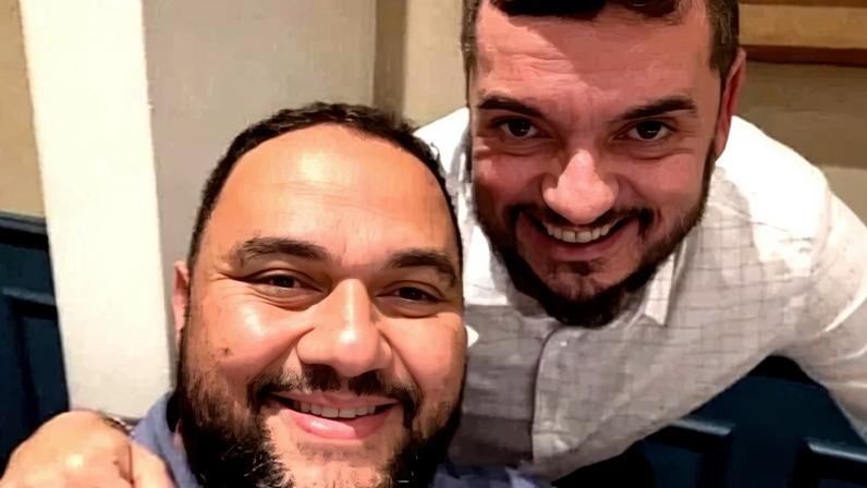 Segundo a PF, Thiago e Bacellar (D) atuavam juntos no esquema de superfaturamento na Secretaria de Educação - (crédito: Reprodução/Instagram)