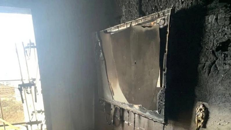 Incêndio em edifício residencial em Águas Claras deixa danos