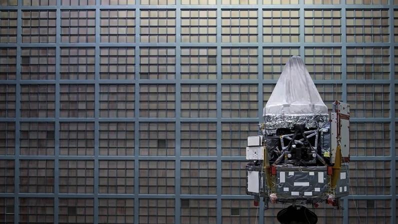 Plataforma da espaçonave e o conjunto de carga útil integrada do Telescópio Espacial Roman: expectativa pelo lançamento - (crédito: Mike Guinto/Nasa)