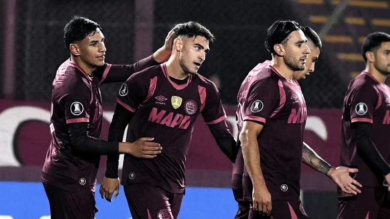 Autor do único tento da partida foi o volante Agustín Medina - (crédito: Foto: Divulgação / Club Lanús)