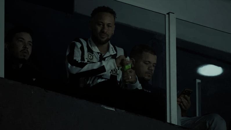 Neymar durante o jogo do Santos pela Sul-Americana - (crédito: Foto: Divulgação / Conmebol)
