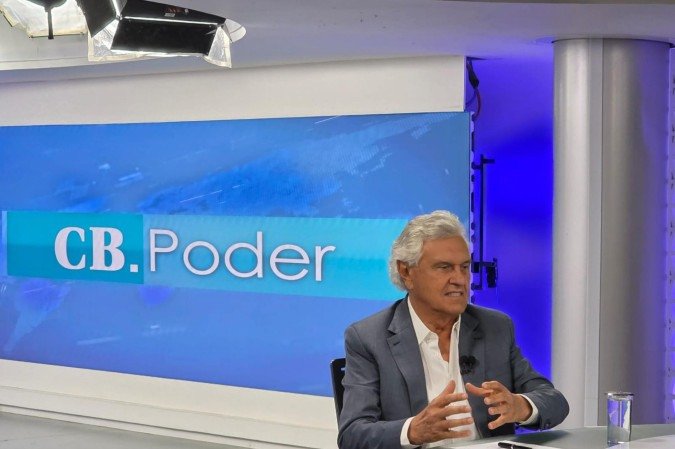 08/04/2026. CB.Poder. O ex-governador de Goiás e pré-candidato à presidência pelo PSD, Ronaldo Caiado, é o entrevistado do CB.Poder. Na bancada: Denise Rothenburg e Carlos Alexandre de Souza. - (crédito: Andrea Nalini/CB/D.A Press)