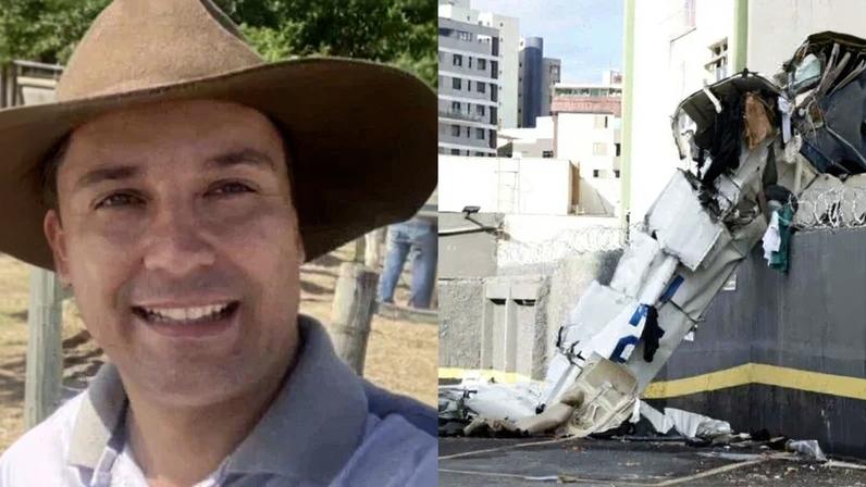 Fernando Moreira Souto, de 35 anos, filho do prefeito de Jequitinhonha, está entre as vítimas da queda de avião em BH - (crédito: Instagram/ Gladyston Rodrigues/EM/D.A Press)