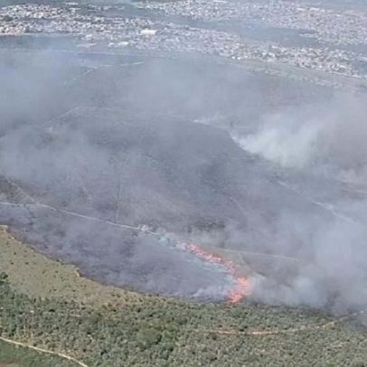 Incêndio em estação ecológica de Planaltina mobiliza bombeiros