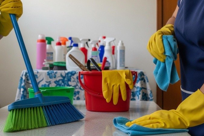 No primeiro trimestre deste ano, o DF contabilizou 93 mil trabalhadores domésticos. Desse total, 62 mil atuavam sem carteira de trabalho assinada, o equivalente a 66,7% da categoria - (crédito: Flow)