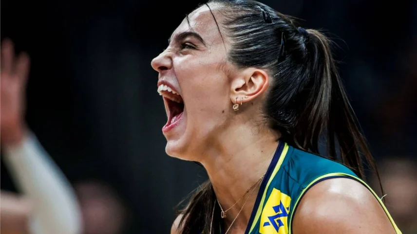 A transferência marca a primeira experiência internacional de Julia, revelada pelo Minas Tênis Clube e consolidada no Gerdau Minas - (crédito: Divulgação/FIVB)