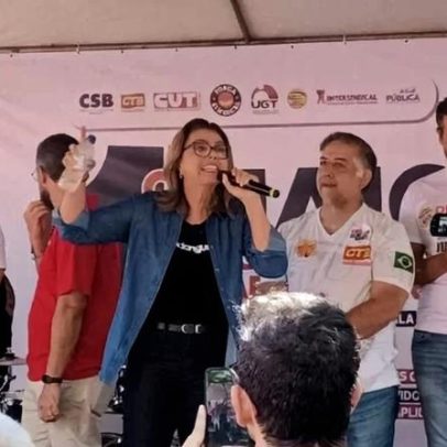 Pré-candidatas ao Senado pelo DF criticam jornada 6x1 em ato