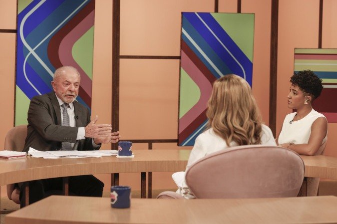 "Ele me trata com muito respeito, e eu trato ele com muito respeito", disse Lula sobre relação com Donald Trump - (crédito: Tânia Rêgo/Agência Brasil)