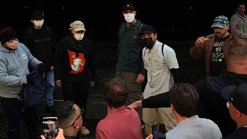 Protesto de universitários em SP termina em confronto com vereadores - (crédito: Reprodução/Redes sociais )