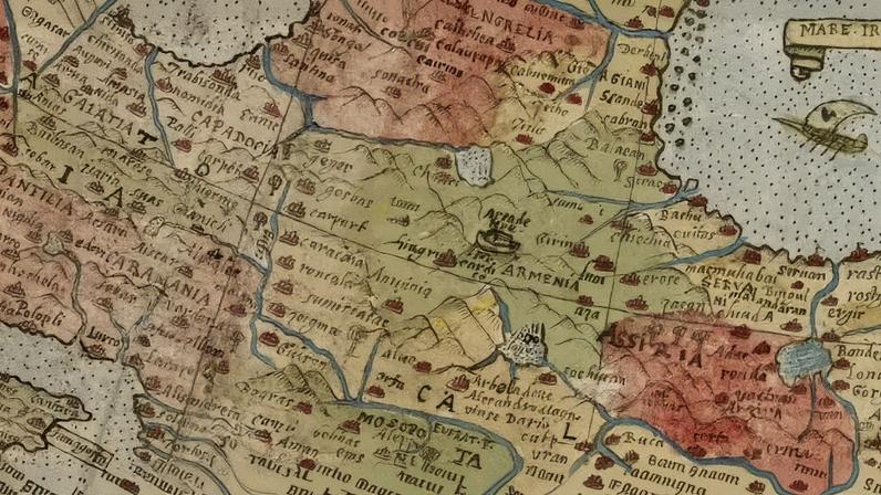 Mapa do século XVI e fragmentos arqueológicos encontrados próximos à Formação Durupinar reforçam hipóteses sobre o paradeiro da embarcação descrita na Bíblia.