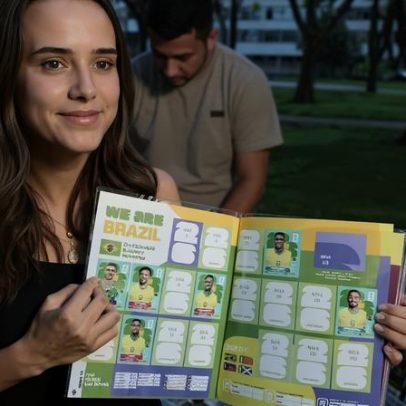 Febre pelas figurinhas da Copa atrai fãs de todas as idades