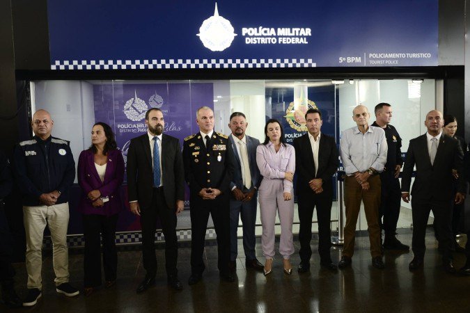Inauguração da Sala Lilás para atendimento a mulheres em situação de risco no Aeroporto de Brasília - (crédito: Minervino Júnior/CB/D.A.Press)