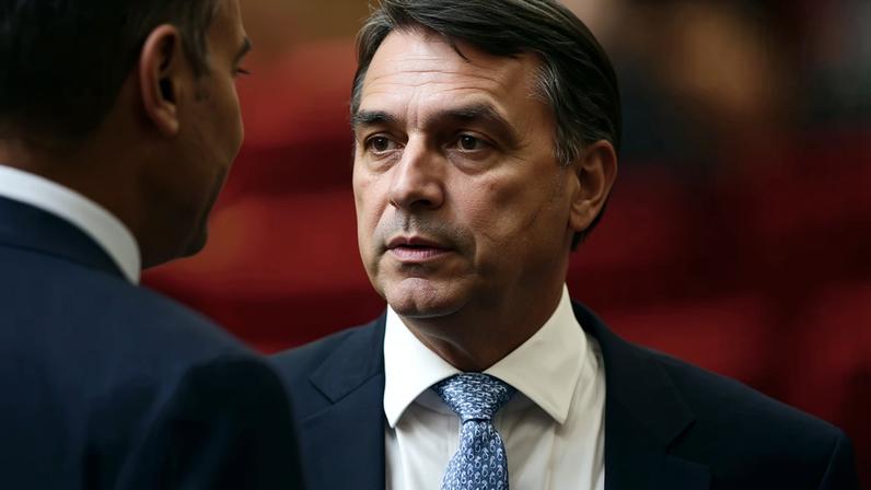 Flávio trabalha para apresentar uma imagem de moderado na corrida presidencial, contrastando com outros nomes da direita - (crédito: Minervino Júnior/CB/D.A.Press)