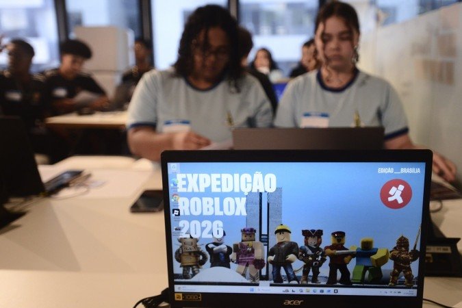 Evento incentiva os jovens a criarem seus próprios jogos na plataforma - (crédito: Minervino Júnior/CB/D.A.Press)