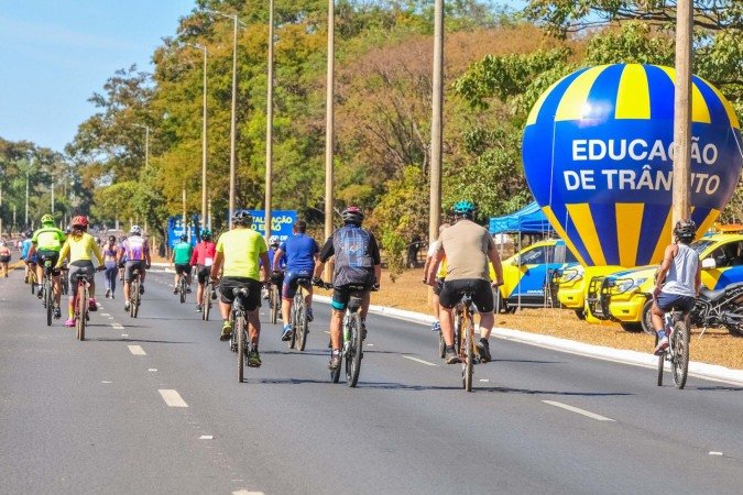 DER-DF abre inscrições para passeio ciclístico na próxima segunda-feira (18) - (crédito: Divulgação / DER-DF)