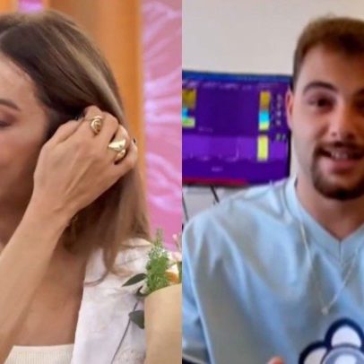 Patrícia Poeta se emociona com homenagem do filho enfrentando doença
