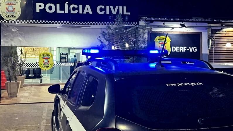 Em boletim de ocorrência registrado pelo próprio agente, ele alegou que o filho estaria sendo alvo de ameaças feitas por outros estudantes. O relato teria motivado sua ida à universidade. - (crédito: Reprodução/Polícia Civil de Mato Grosso)