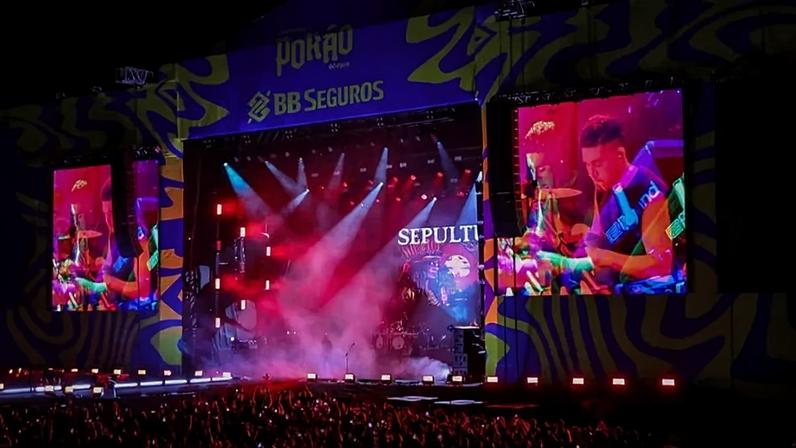 Festival acontece no estacionamento da Arena Mané Garrincha nesta sexta (22) e sábado (23) com atrações nacionais e internacionais - (crédito: Divulgação Porão do Rock, edição de 2025)
