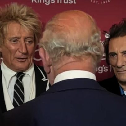 Rod Stewart chama Trump de canalha em encontro com o rei Charles
