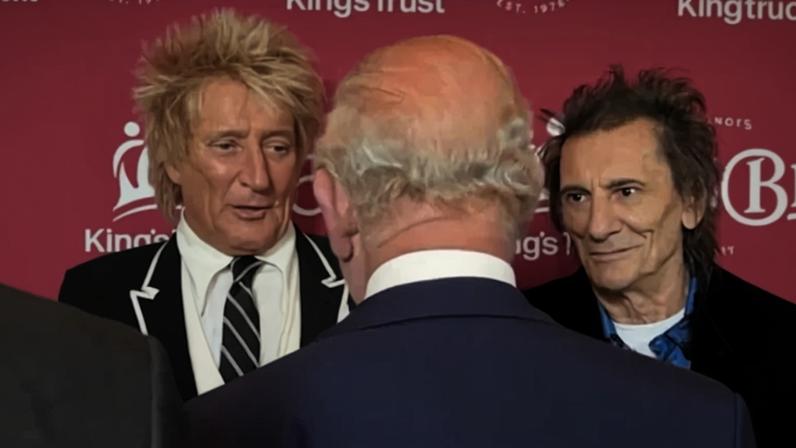 Rod Stewart chama Trump de "canalha" em encontro com rei Charles - (crédito: Reprodução/Redes sociais )