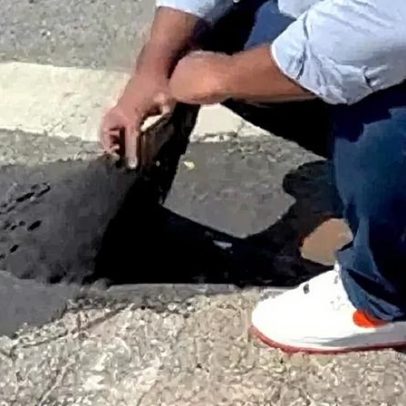 Remendo de avenida gera polêmica entre moradores