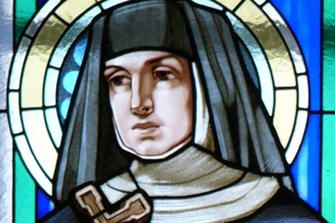 Crânio da santa canonizada em 1995 era objeto de veneração de peregrinos - (crédito: Reprodução/Wikimedia Commons)