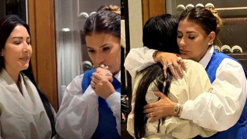 Simone cai no choro com declaração e é amparada por Simaria - (crédito: Reprodução/Instagram)