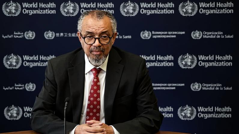 Na imagem, o diretor-geral da OMS, Tedros Adhanom durante durante a Reunião Ministerial de Alto Nível - (crédito: Reprodução/X @Dra. Jean Kaseya)
