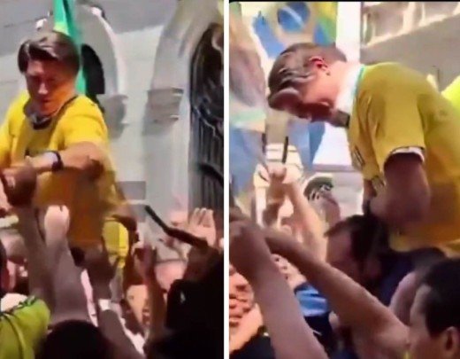 Cena de filme de Bolsonaro vira meme nas redes sociais - (crédito: Reprodução)