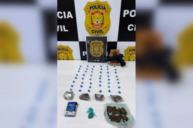 Tráfico de drogas termina com prisão de suspeito em Sobradinho II - (crédito: PCDF/Divulgação)