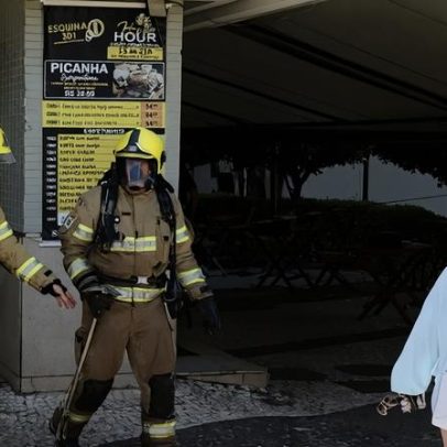 Coifa de restaurante no Sudoeste pega fogo e prédio é evacuado