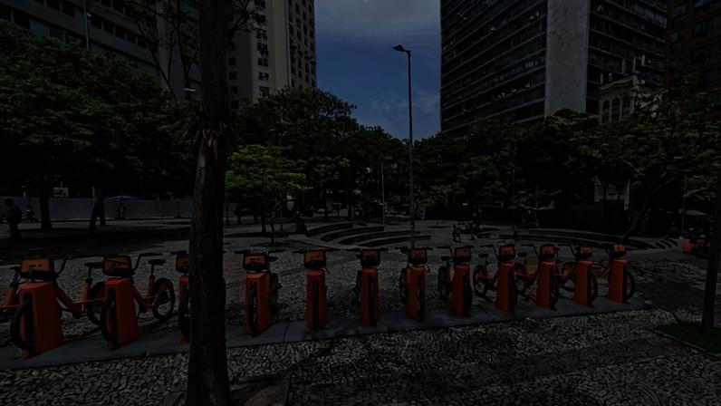 Praça Mário Lago, no Centro do Rio, conhecida como Buraco do Lume - (crédito: reprodução/Google Street View)