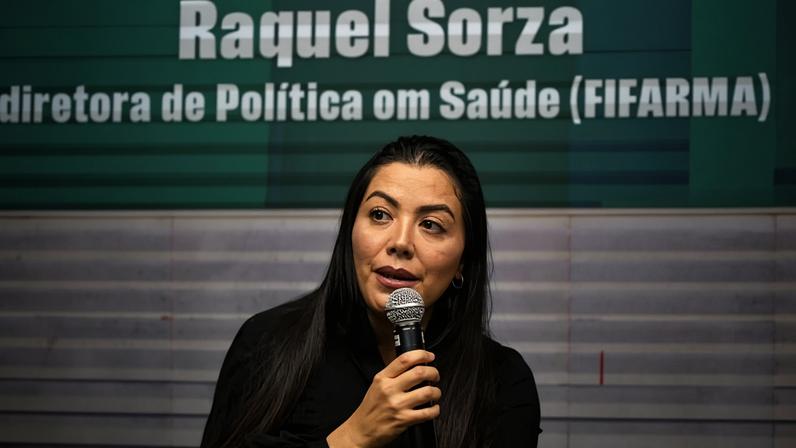 Raquel Sorza aponta entraves em patentes e cobra avanços do Brasil em inovação farmacêutica - (crédito: Ed Alves/CB/D.A Press)