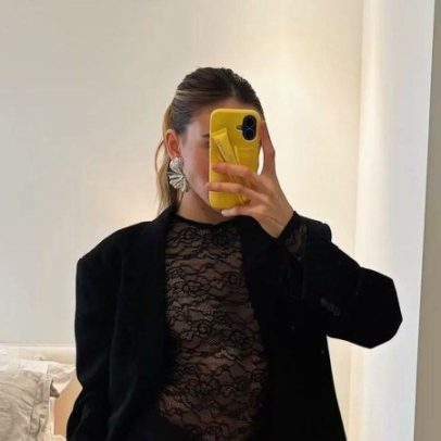 Renda vira segunda pele e eleva looks simples
