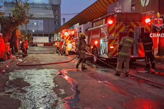 Segundo informações preliminares do Corpo de Bombeiros Militar do Distrito Federal (CBMDF), não há registro de vítimas - (crédito: CBMDF/DF)