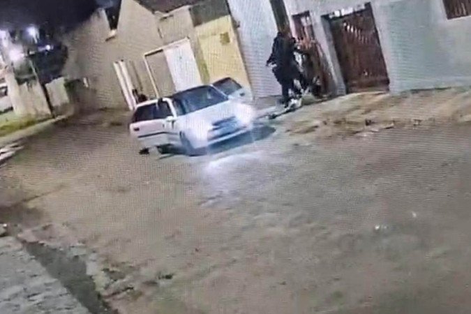 Torcedor da organizada do Gama foi brutalmente agredido por rivais - (crédito: Divulgação/PCDF)