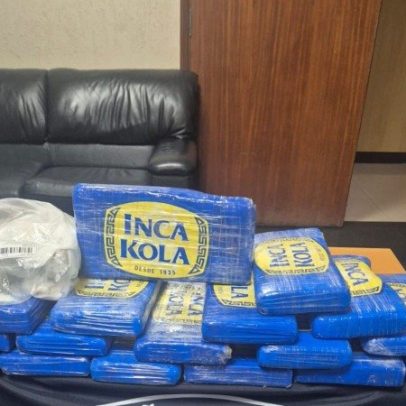 PF intercepta carregamento de 20 kg de cocaína e prende dupla em Planaltina