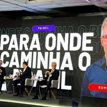 Caiado evita comentar revelações sobre Flávio Bolsonaro e Vorcaro
