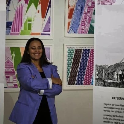 Fachada do Arquivo Público do DF vira espaço para arte