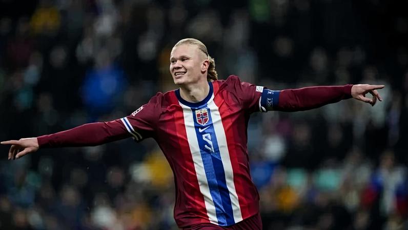 Cometa Erling Haaland terá a função de liderar a Noruega nessa Copa do Mundo - (crédito: Reprodução / Manchester City PT)