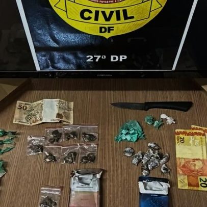 Traficantes usavam carteiras de cigarro e árvore para ocultar entorpecentes
