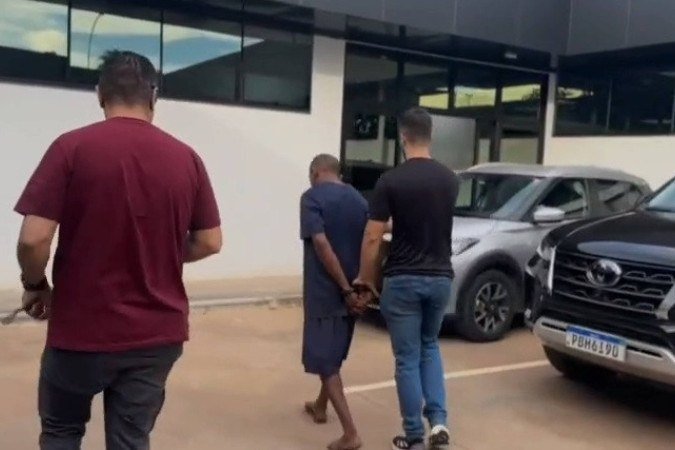 Homem foi preso nesta quarta-feira (27/5) - (crédito: PCDF/Divulgação)