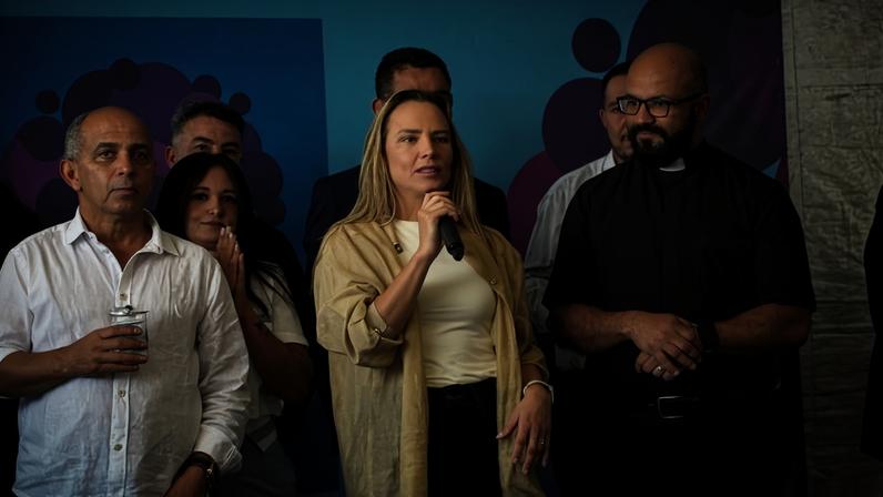 Celina deu a declaração durante cerimônia de assinaturas de licença ambiental e de ordens de serviço para obras de infraestrutura - (crédito: Beatriz Mascarenhas)