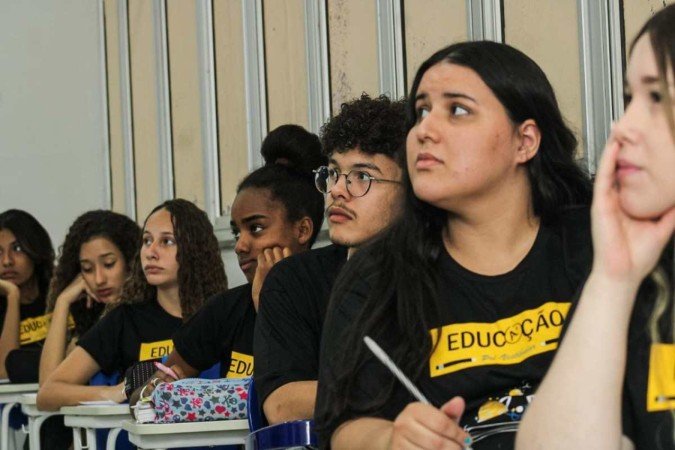 No campus de Planaltina, alunos de escolas públicas têm acesso a cursinho pré-vestibular gratuito - (crédito: Kayo Magalhães/CB/D.A Press)