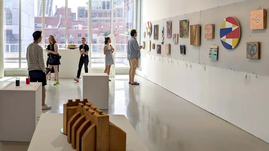 The second Zero Art Fair, held at FLAG Art Foundation in Manhattan.